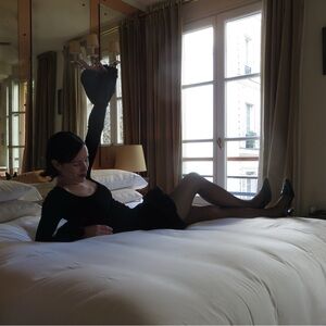 Black Puff Sleeve Dress